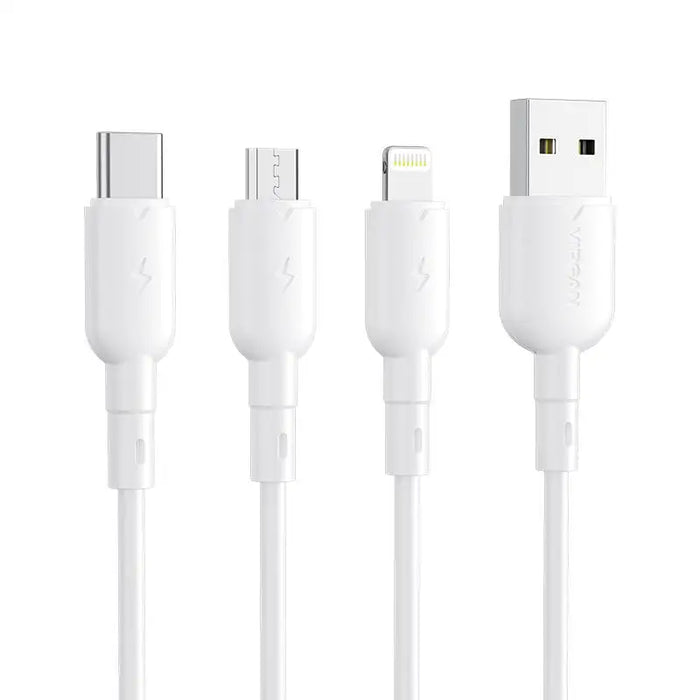 USB to Lightning cable VFAN Colorful X11 3A 1m (white) - USB to Lightning<<<USB cables<<<GSM Accessories<<<InnproXML