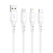 USB to Lightning cable VFAN Colorful X12 3A 1m (white) - USB to Lightning<<<USB cables<<<GSM Accessories<<<InnproXML