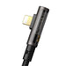 USB to lightning prism 90 degree cable Mcdodo CA-3511 1.8m (black) - USB to Lightning<<<USB cables<<<GSM