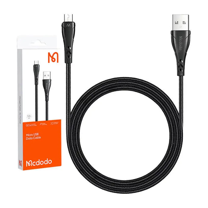 USB to Micro USB cable Mcdodo CA-7451 1.2m (black) - USB to Micro USB<<<USB cables<<<GSM Accessories<<<InnproXML