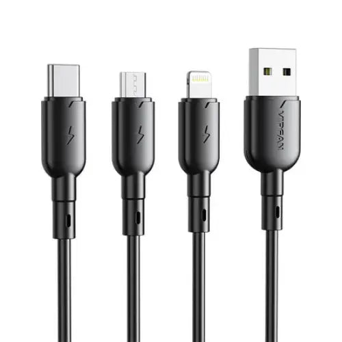 USB to Micro USB cable VFAN Colorful X11 3A 1m (black) - USB to Micro USB<<<USB cables<<<GSM Accessories<<<InnproXML