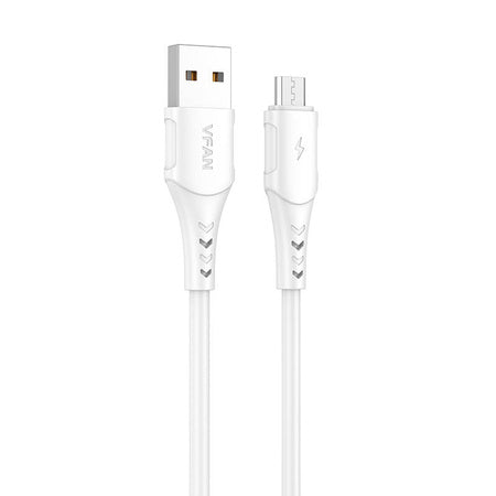 USB to Micro USB cable VFAN Colorful X12 3A 1m (white) - USB to Micro USB<<<USB cables<<<GSM Accessories<<<InnproXML