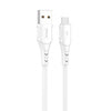 USB to Micro USB cable VFAN Colorful X12 3A 1m (white) - USB to Micro USB<<<USB cables<<<GSM Accessories<<<InnproXML