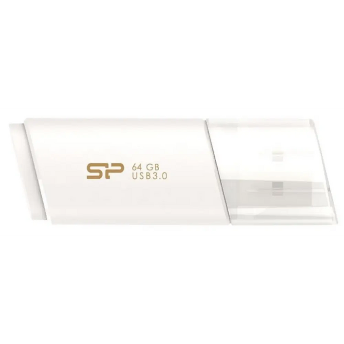 USB3.2 Silicon Power 64GB Blaze B06 SP064GBUF3B06V1W White - Флаш памети<<<Периферия<<<Компютри и периферия<<<TechMart