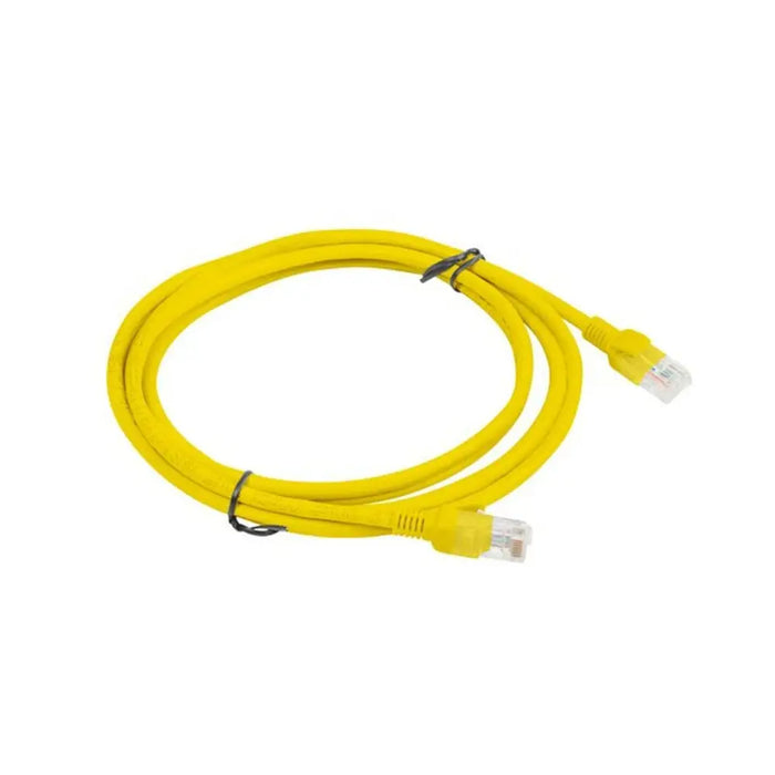 UTP Category 5e Rigid Network Cable Lanberg PCU5-20CC-0200-Y Yellow 2 m - Мрежови кабели<<<Компютър Кабели и