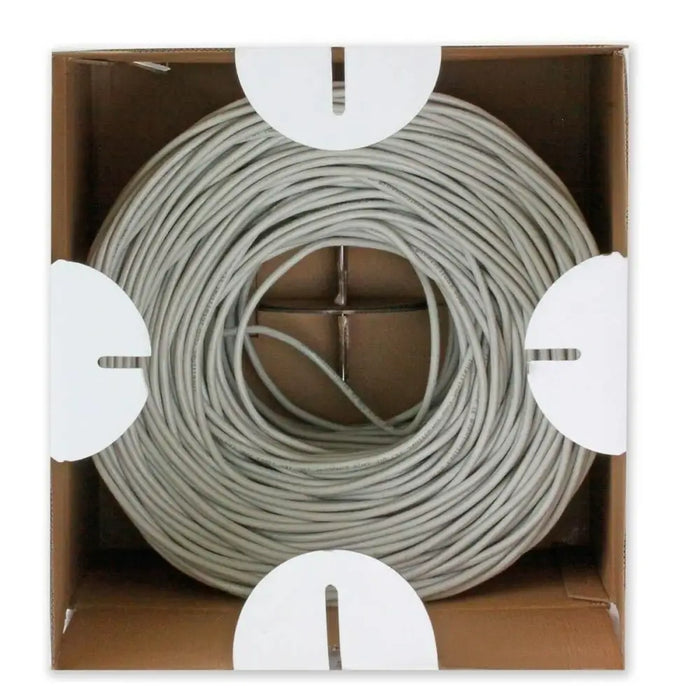 UTP Category 5e Rigid Network Cable Techly 025640 Grey 305 m - Мрежови кабели<<<Компютър Кабели и адаптери<<<Компютри|