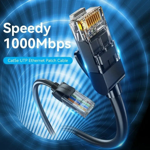 UTP Category 5e Rigid Network Cable Vention IABBQ Black 20 m - Компютър Кабели и адаптери<<<Компютри|