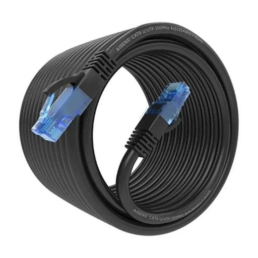 UTP Category 6 Rigid Network Cable Aisens A135-0850 Black 10 m - Компютър Кабели и адаптери<<<Компютри|