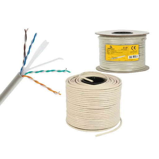 UTP Category 6 Rigid Network Cable GEMBIRD UPC-6004SE-SOL/100 100 m - Компютър Кабели и адаптери<<<Компютри|
