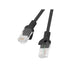 UTP Category 6 Rigid Network Cable Lanberg PCU6-20CC-0050-BK Black 50 cm - Мрежови кабели<<<Компютър Кабели и