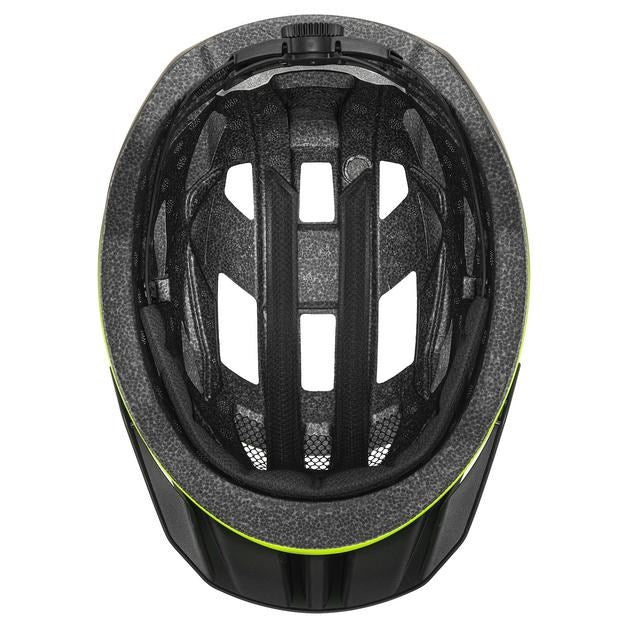 Bicycle helmet UVEX I-vo 2 56–60 cm, neon yellow/black matt