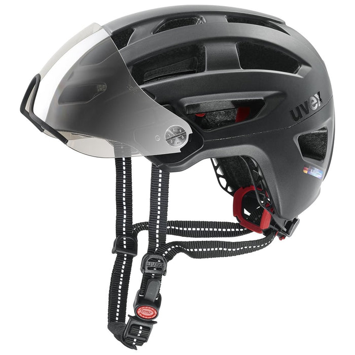 UVEX Finale visor bike helmet 56–61 cm, black matt