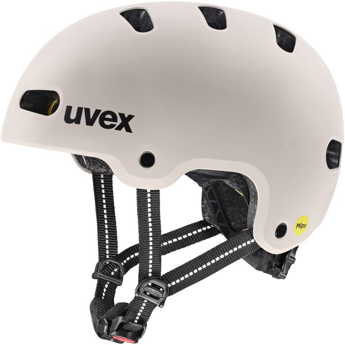 UVEX Kid 4 Style MIPS kids’ cycling helmet, warm grey matt