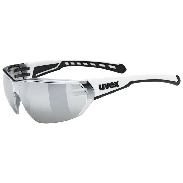 UVEX Equate cycling glasses White Matt/Mir.Silver