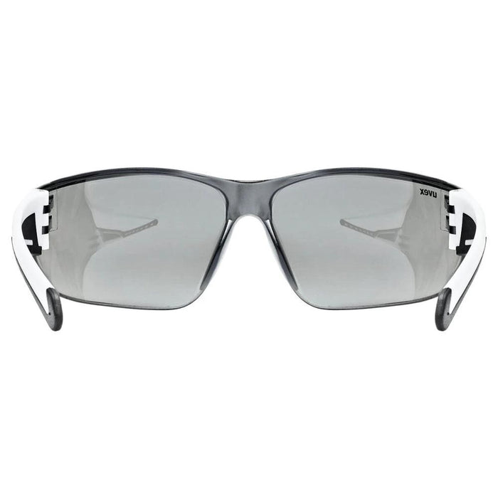 UVEX Equate cycling glasses White Matt/Mir.Silver