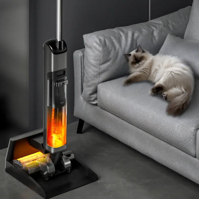 UWANT D700 Upright Vacuum Cleaner with Mopping Function and Charging Station - White - Household appliances<<<HurtelXML