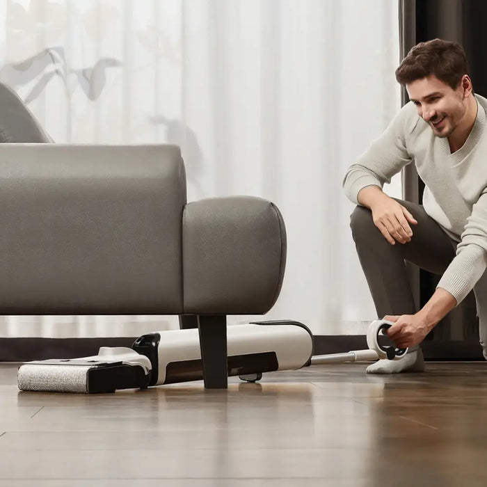 UWANT D700 Upright Vacuum Cleaner with Mopping Function and Charging Station - White - Household appliances<<<HurtelXML
