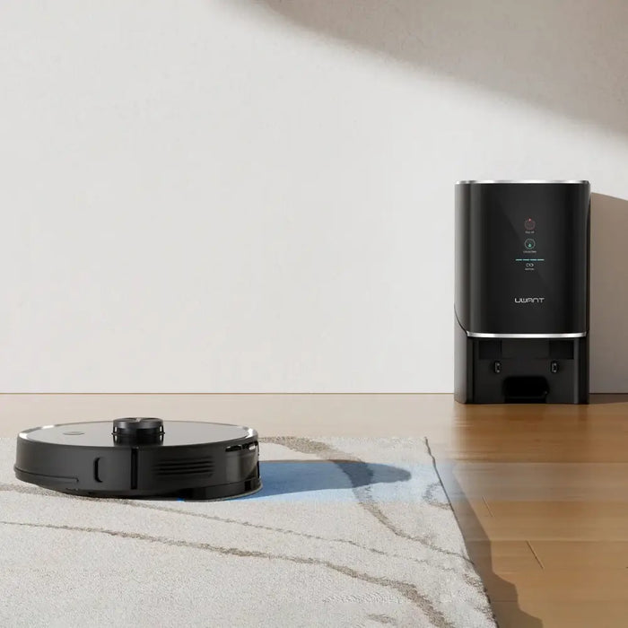 UWANT U100 Robot Vacuum Cleaner with Mop Function + Charging/Cleaning Station - Black - Household appliances<<<HurtelXML