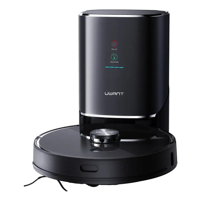 UWANT U100 Robot Vacuum Cleaner with Mop Function + Charging/Cleaning Station - Black - Household appliances<<<HurtelXML