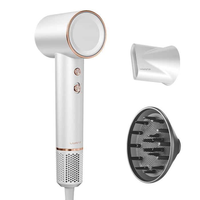 UWANT H100 Hair Dryer with Diffuser - White