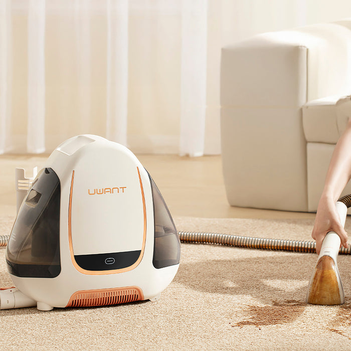 UWANT B100-S 12000Pa 450W washing vacuum cleaner for allergy sufferers, for carpets and upholstery - white