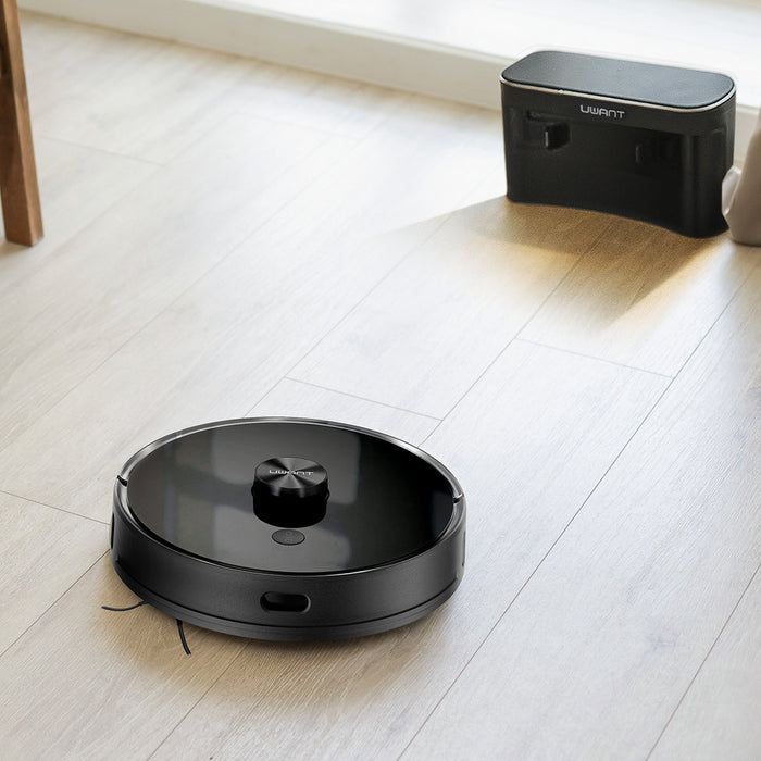 UWANT U100 Lite Robot Vacuum Cleaner with Mop Function + Charging Station - Gray