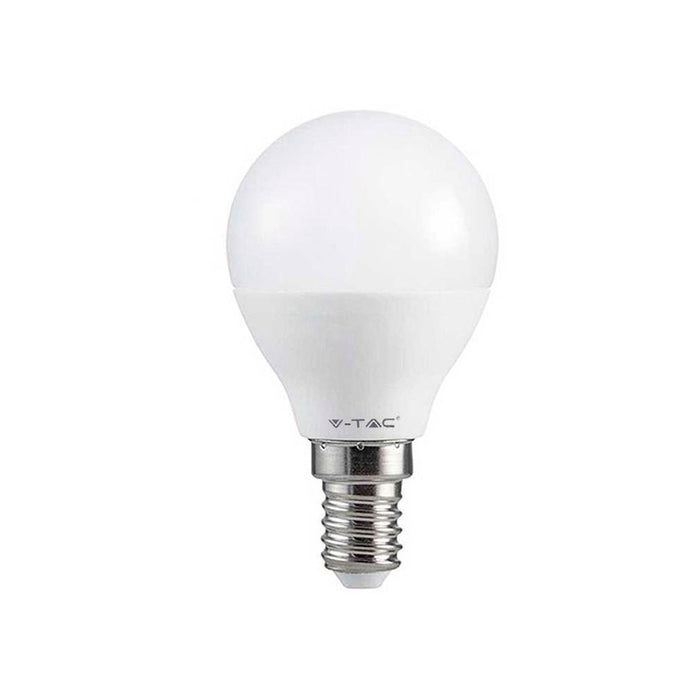 LED BULB E14 7W 6400K 600LM BALL V-TAC