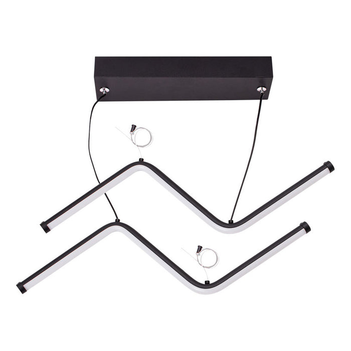 LED PENDANT 12W 4000K 1280LM BLACK V-TAC