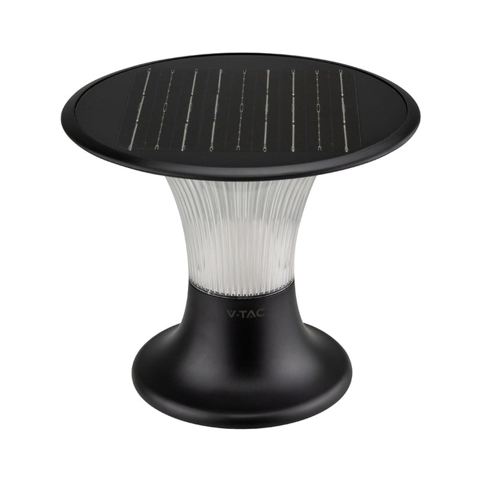 LED SOLAR LAMP 15W 4000-6000K 1900LM IP65 BLACK V-TAC