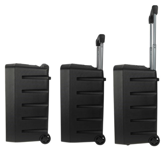 V-TONE BQ12 GO MP3 - active 8" battery-powered speaker with wireless microphone and remote control, black