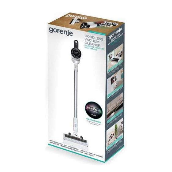 Vacuum cleaner Gorenje SVC216FMLW - Прахосмукачки вертикални<<<Прахосмукачки<<<Малки електроуреди<<<TechMart&&&Последни