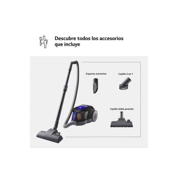 vacuum cleaner LG VC5506NHTB 650 W - Почистване Прахосмукачки И Гладене<<<Дом Градина<<<BigBuy&&&Прахосмукачки и