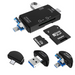 VAKOSS CARD READER 6IN1 USB A / MICRO USB / USB C / SD / MICRO SD / USB TC-R425X - Card