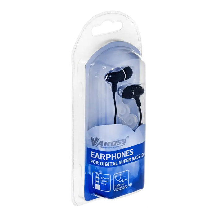 Vakoss LT-437EX headphones/headset Wired In-ear Music Black - HeadphonesAKG-SLU<<<GSM accessoriesAKG<<<ActionPL