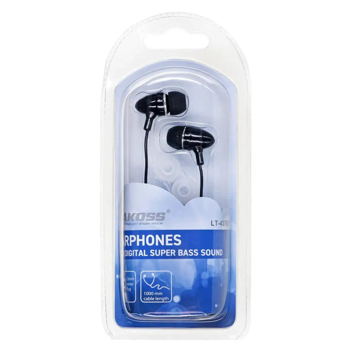 Vakoss LT-437EX headphones/headset Wired In-ear Music Black - HeadphonesAKG-SLU<<<GSM accessoriesAKG<<<ActionPL