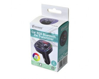 Vakoss TC-B439K FM transmitter 87.5 - 108 MHz Bluetooth/USB Black