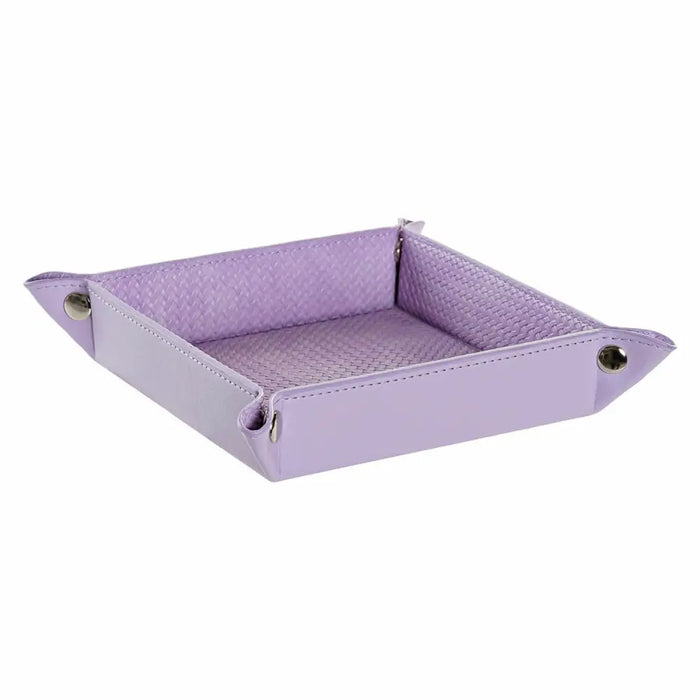 Valet Tray DKD Home Decor Lilac Romantic 20 x 20 x 4 cm - Декорация и Осветление<<<Дом Градина<<<BigBuy&&&Други