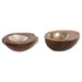Valet Tray Home ESPRIT White Beige 22 x 18 x 8 cm (2 Units) - Декорация и Осветление<<<Дом Градина<<<BigBuy&&&Други
