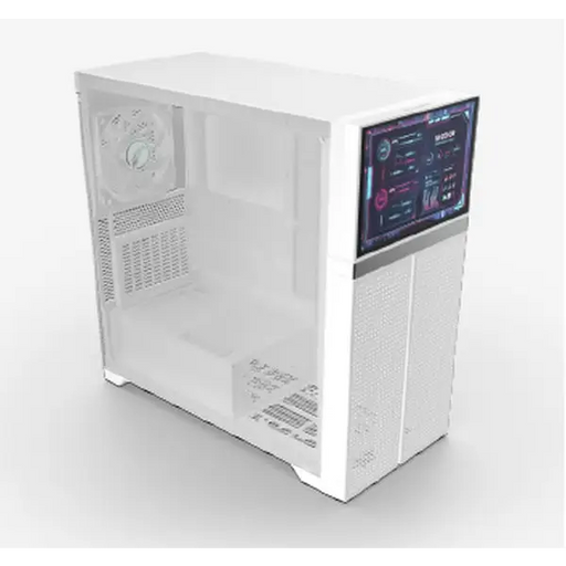 Valkyrie VK02 LCD White - Кутии за компютри<<<VALKYRIE компоненти за компютри<<<VALKYRIE<<<PolyComp