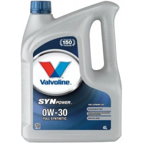VALVOLINE SYNPOWER FE 0W-30 4L - АВТОМОБИЛНИ МАСЛА<<<MaxCar