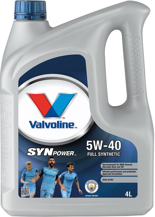 VALVOLINE SYNPOWER 5W-40 4L