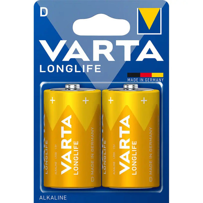 VARTA LONGLIFE D BATTERIES - Батерии<<<Батерии и фенери<<<Осветление<<<Praktiker&&&Алкални батерии<<<Електроника