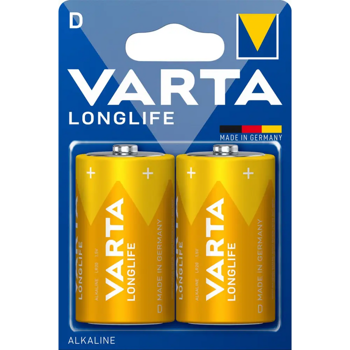 Varta LONGLIFE D BLI 2 batteries - Батерии<<<Аксесоари за телевизори<<<Аксесоари<<<TechMart