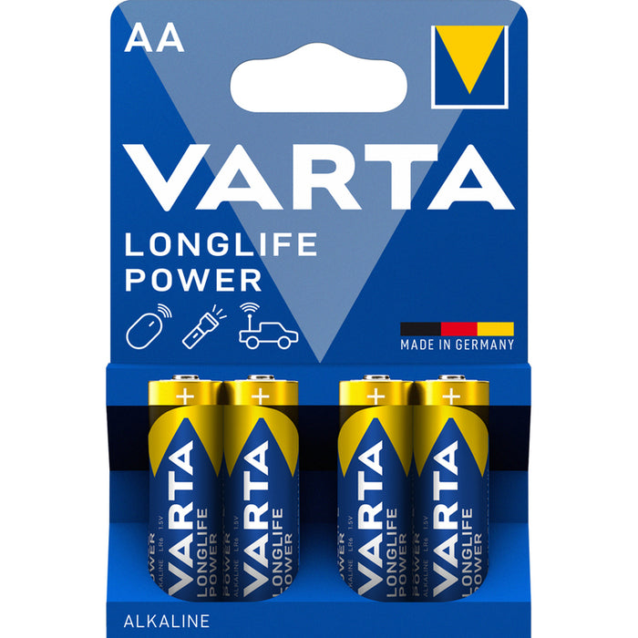 BATTERIES VARTA HIGH EN.LR AA X 4
