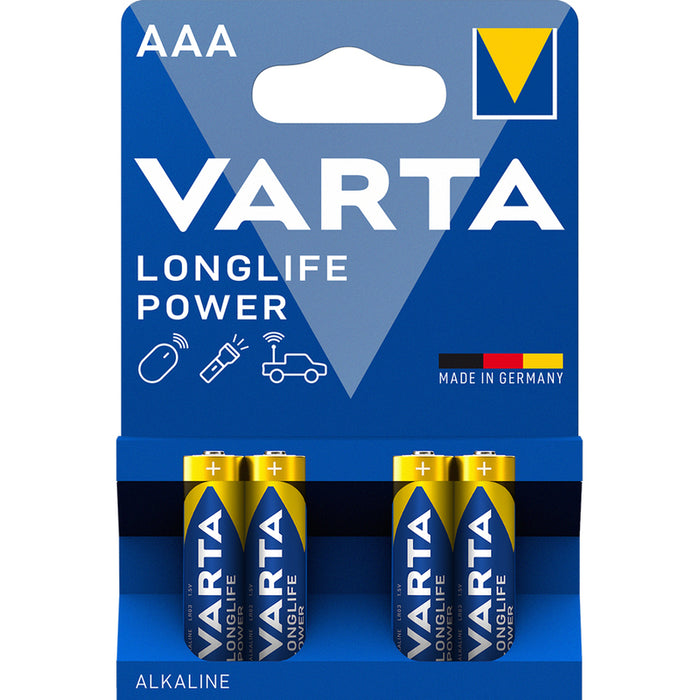 BATTERIES VARTA HIGH EN.LR AAA X 4