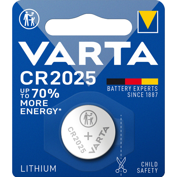BATTERIES VARTA LITHIUM CR2025