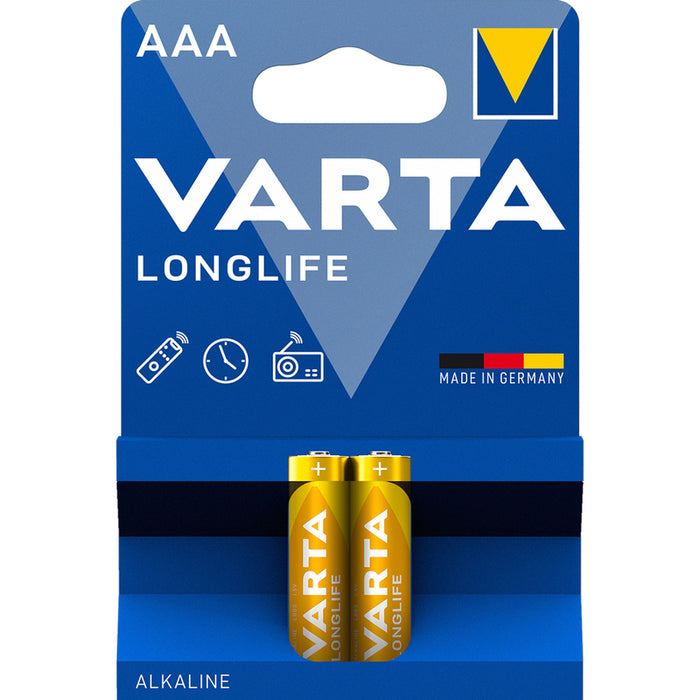 BATTERIES VARTA LONGLIFE EXTRA AAA X2