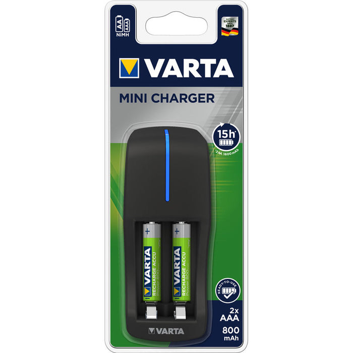 VARTA MINI AAA 800 mAh BATTERY CHARGER