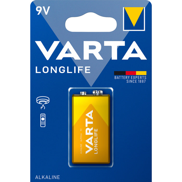 BATTERIES VARTA LONGLIFE 9V