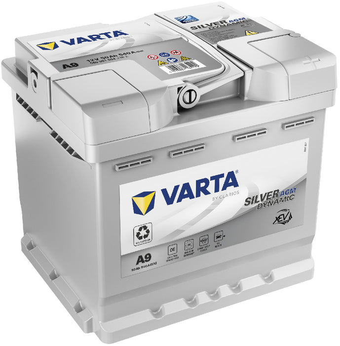 VARTA DYNAMIC AGM 50AH 540A R+